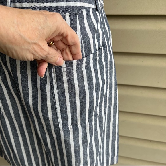 •Just Living• Striped Faux Wrap Skirt - Size Small - Picture 5 of 8